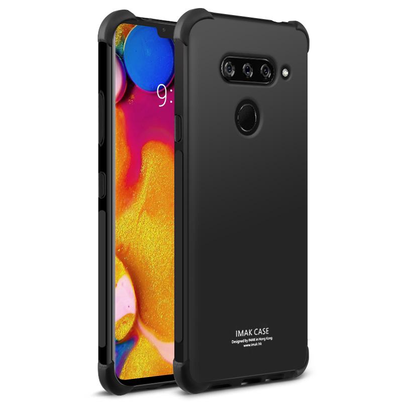LG V40 ThinQ Case with Screen Protector IMAK Soft TPU silicone phone shell Back