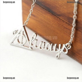 Vòng cổ mặt khắc chữ bey harry potter