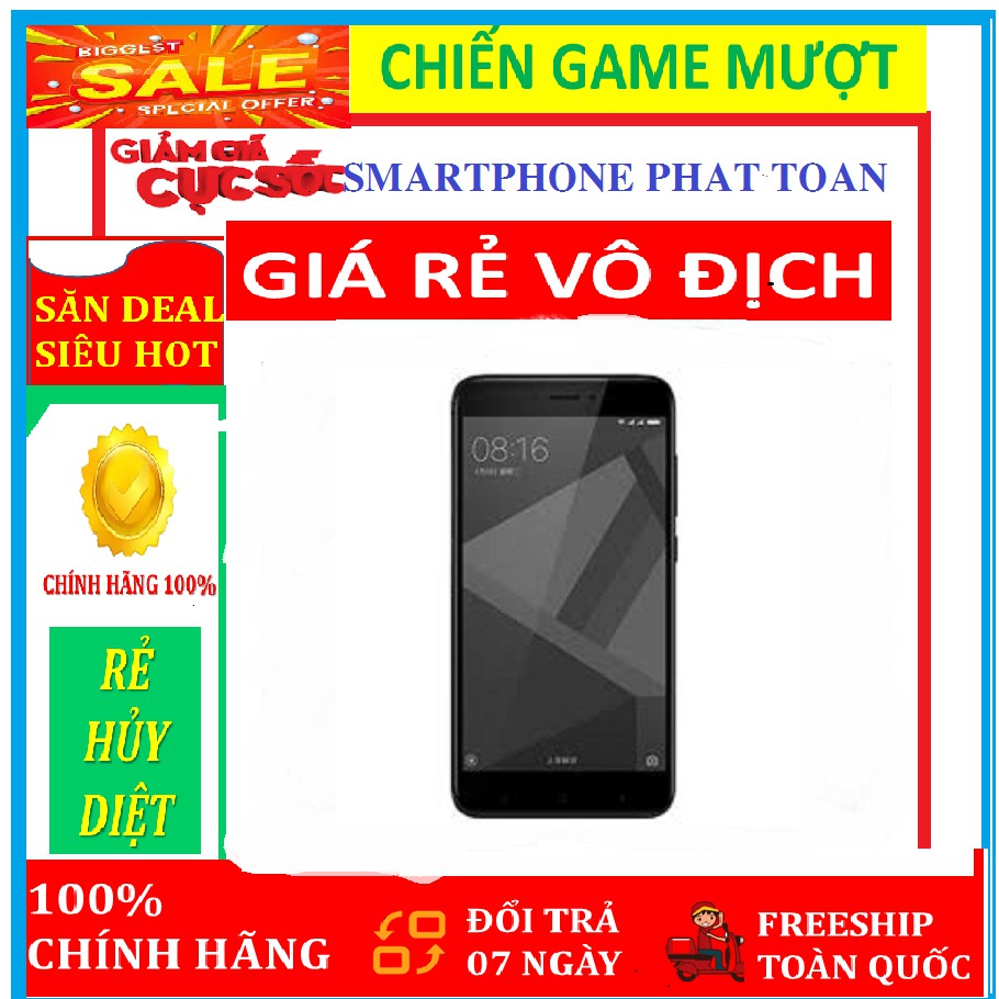 điện thoại Xiaomi Redmi Note 4X 2sim Ram 3G/32G mới Chính Hãng - Có Tiếng Việt (Màu đen)