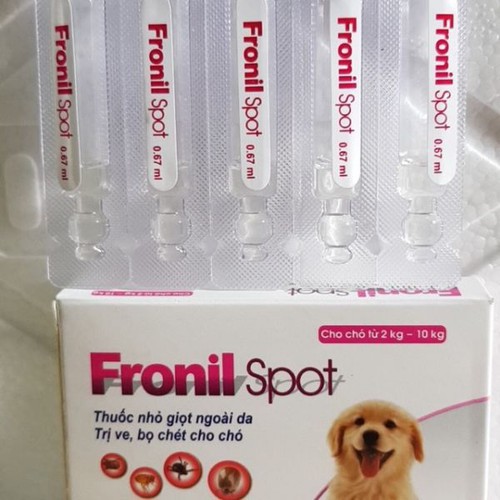 nhỏ gáy trị ve giận - Fronil spot hộp 5 ống