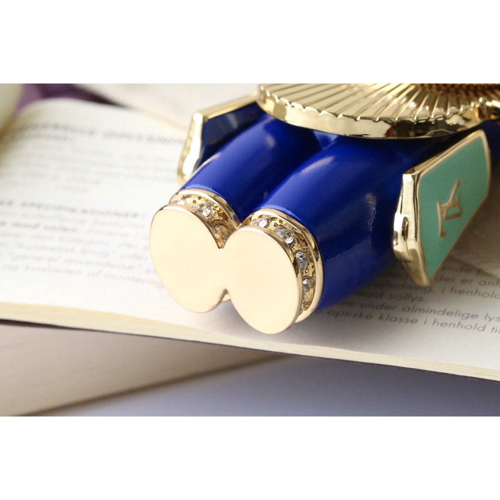 Móc Khóa Hình Vương Miện Hoa Hướng Dương Bằng Thép Titanium Mạ Vàng Thời Trang 2023