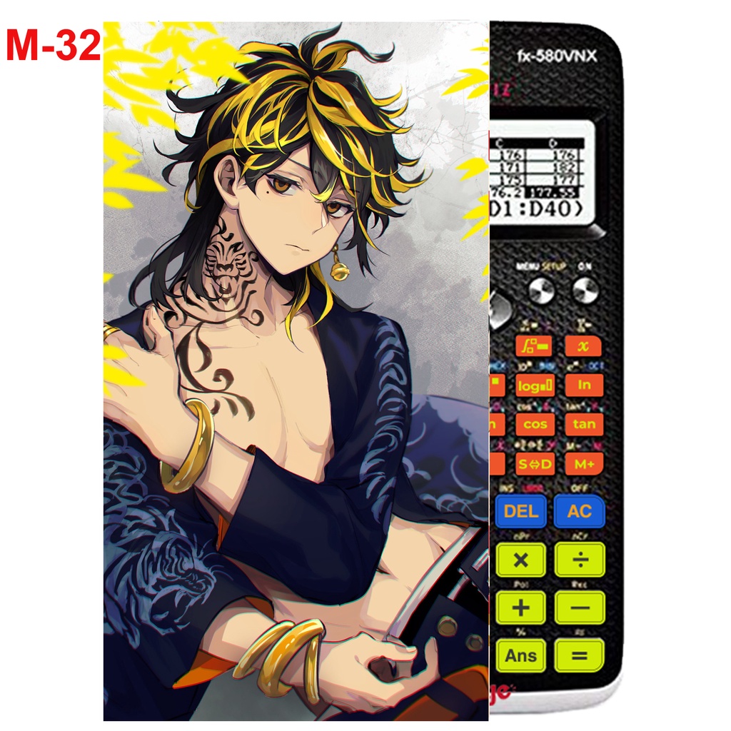 Decal Máy tính CASIO fx570, fx580...anime Tokyo Revengers