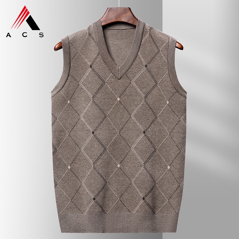 Áo Len Sát Nách Chui Đầu Thiết Kế Trẻ Trung Cho Nam