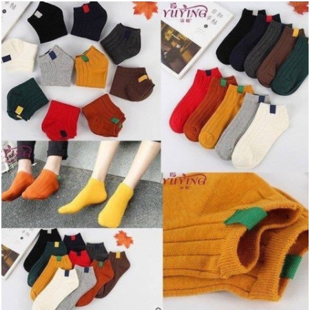TẤT GÂN CỔ NGẮN VINTAGES HÀN QUỐC SIÊU HÓT