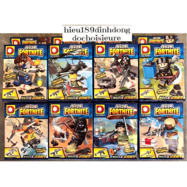 Lắp ráp xếp hình Lego battlefield Battle Grounds Fortnite 9083: Các chiến bình (ảnh thật)