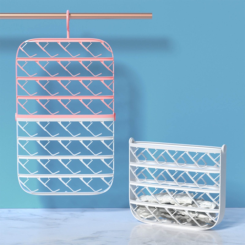 Móc Phơi Đồ Lót / Vớ Đa Năng Có Thể Gấp Gọn Tiện Dụng