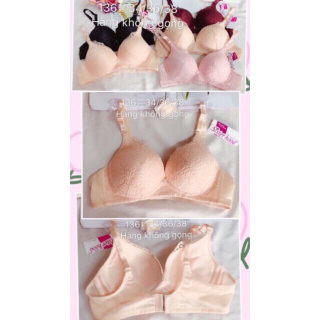 (136)áo lót ren chờm quả sexy_đệm nâng nhe_sister hood (cực đẹp)