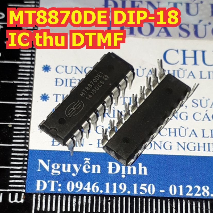 3 con MT8870DE MT8870EF MT8870 8870 DIP-18 IC thu DTMF kde1380