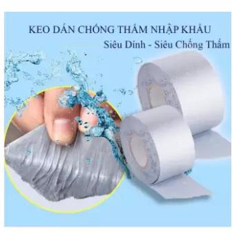 Combo 2 cuộn băng keo siêu dính, siêu chống thấm đa năng 5cm-Băng Keo Chuyên Dụng Chống Thấm