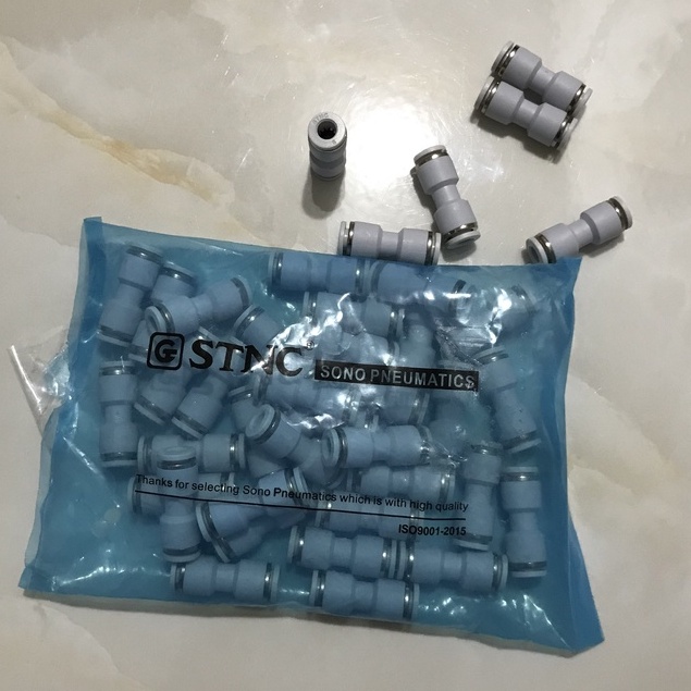 Nối Nhanh Khí Nén Ypu4, 6 , 8 , 10 , 12 Stnc, Cút Cắm Hơi Khí Nén, Măng Sông Nối Nhanh