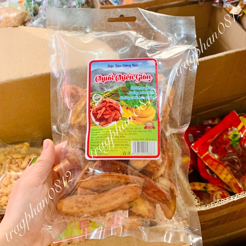 Chuối mè sấy giòn (gói 200g)