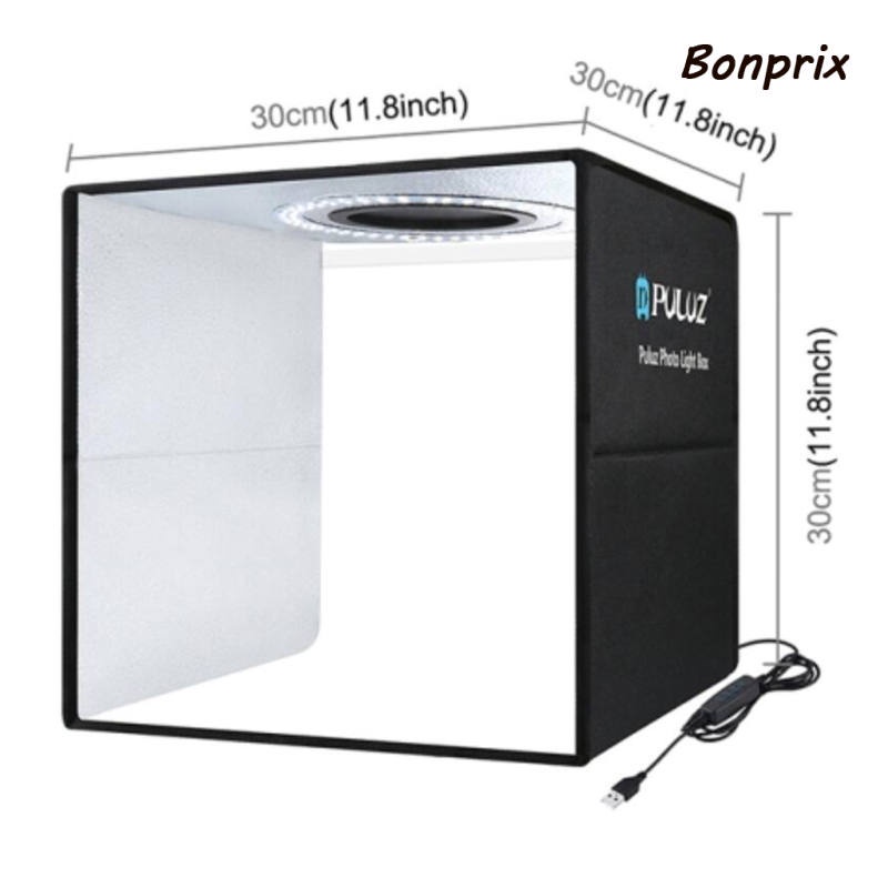 Hộp Chụp Ảnh 6 Phông Nền Mini 30cm Có Thể Gấp Gọn Tiện Dụng