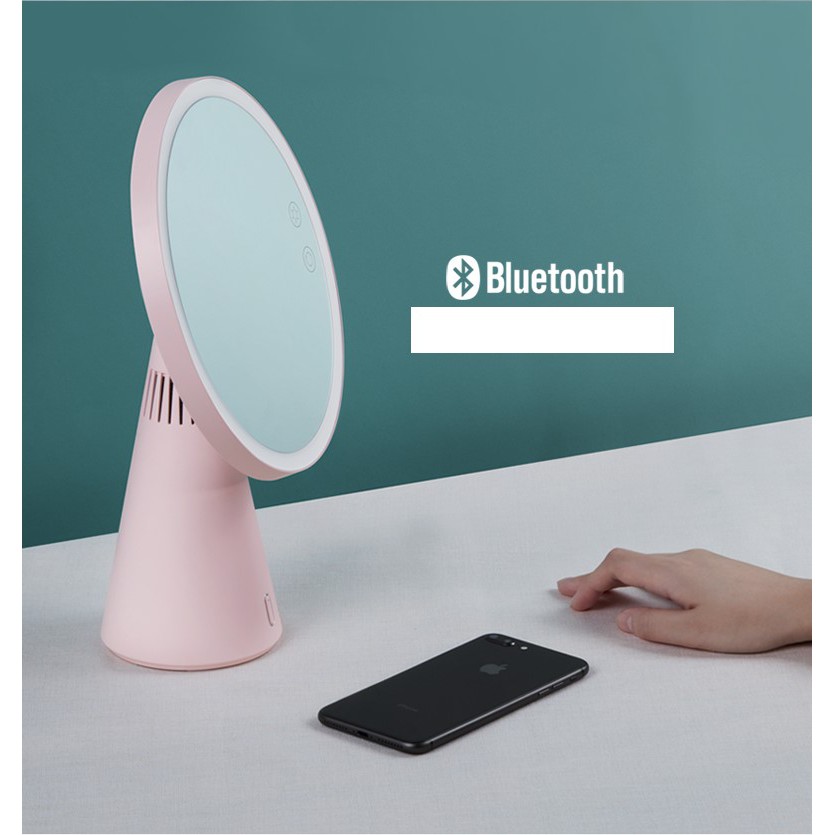 GƯƠNG TRANG ĐIỂM ĐA NĂNG (NGHE NHẠC, ĐÈN NGỦ, ĐÈN TRANG ĐIỂM) - MOON MIRROR - NỘI THẤT CĂN HỘ