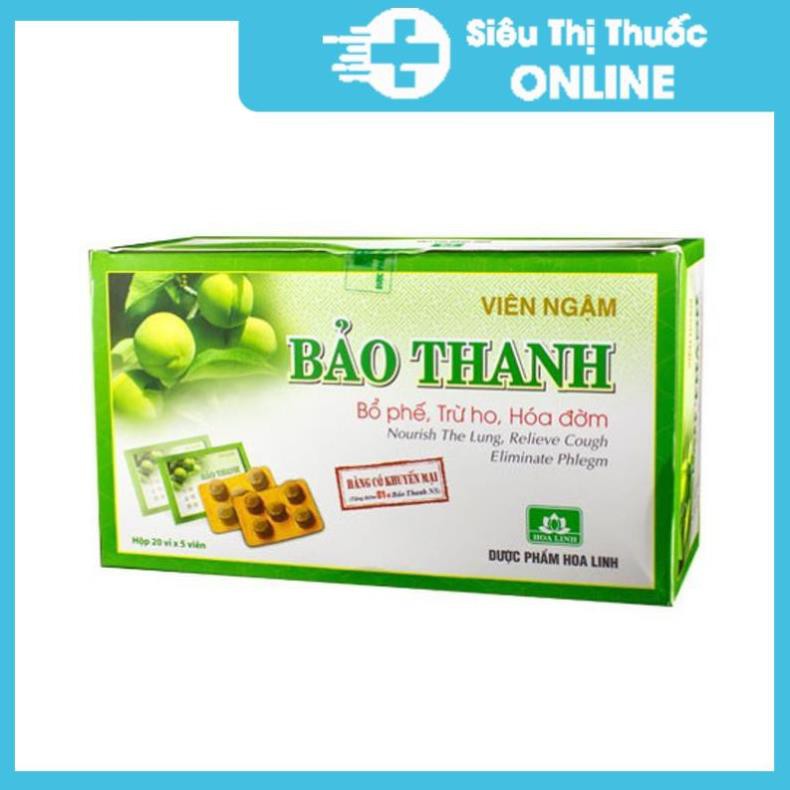 Viên ngậm Bảo Thanh 100 viên