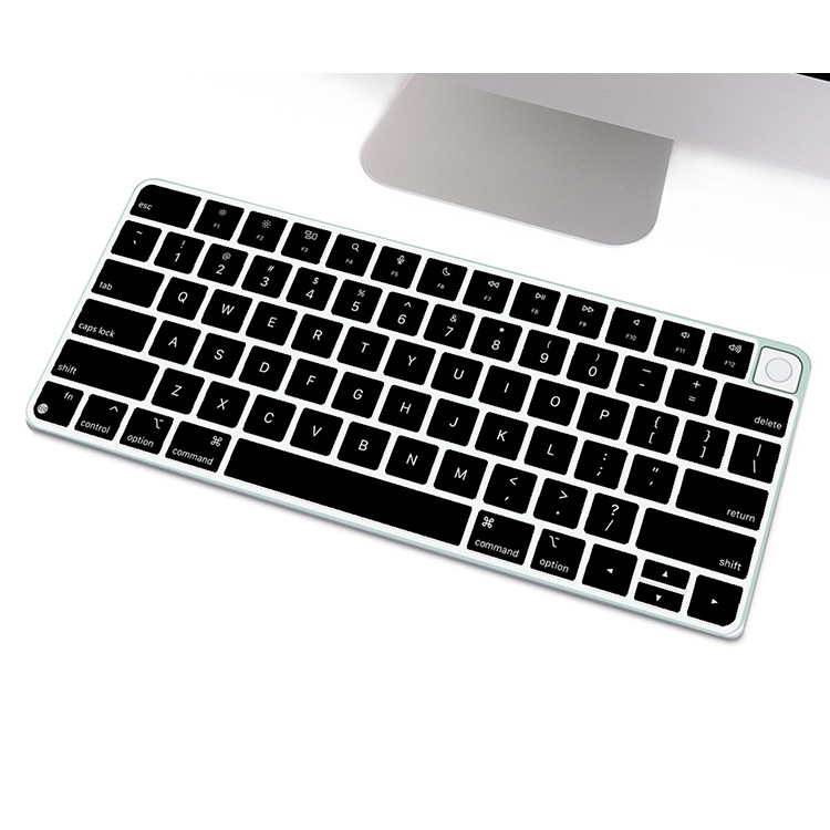 Tấm Lót Bảo Vệ Bàn Phím Không Dây Apple Imac Bằng Silicon Mềm Chống Thấm Nước Chống Bụi Cho Mac A2449 2021 13 Inches