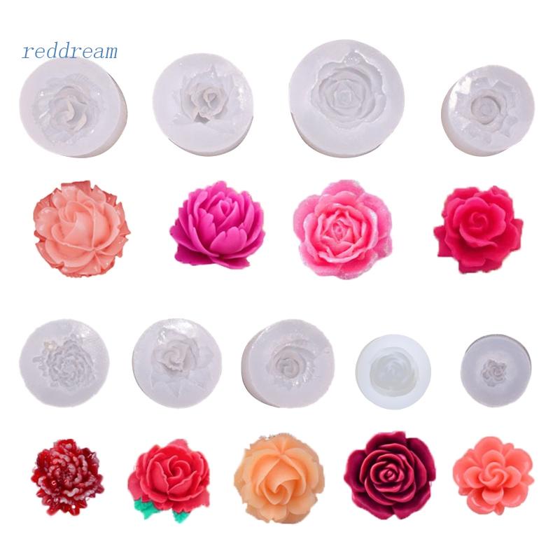 Khuôn Silicone Làm Móc Khóa Hình Giọt Nước / Bông Hoa / Giọt Nước DIY