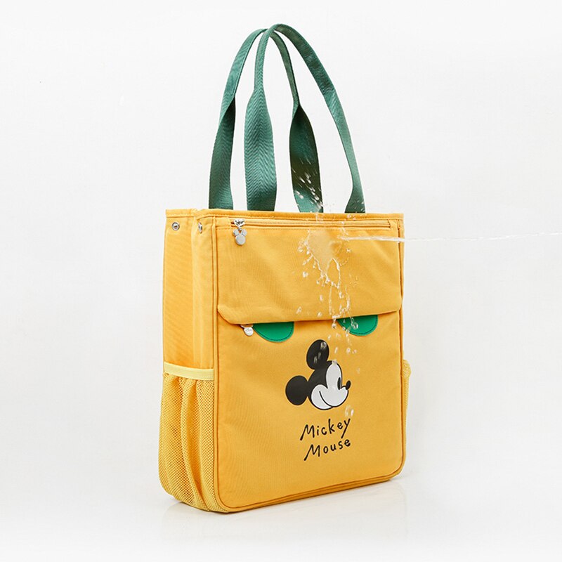 Túi Đựng Tã Lót Cỡ Lớn Cách Nhiệt Chống Thấm Nước In Hình Hoạt Hình Disney Cho Mẹ Bỉm Sữa