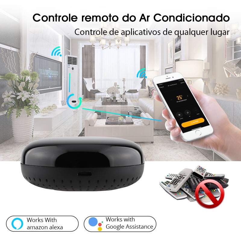 Điều Khiển Từ Xa Hồng Ngoại WiFi Thông Dụng Cho Alexa Google Home