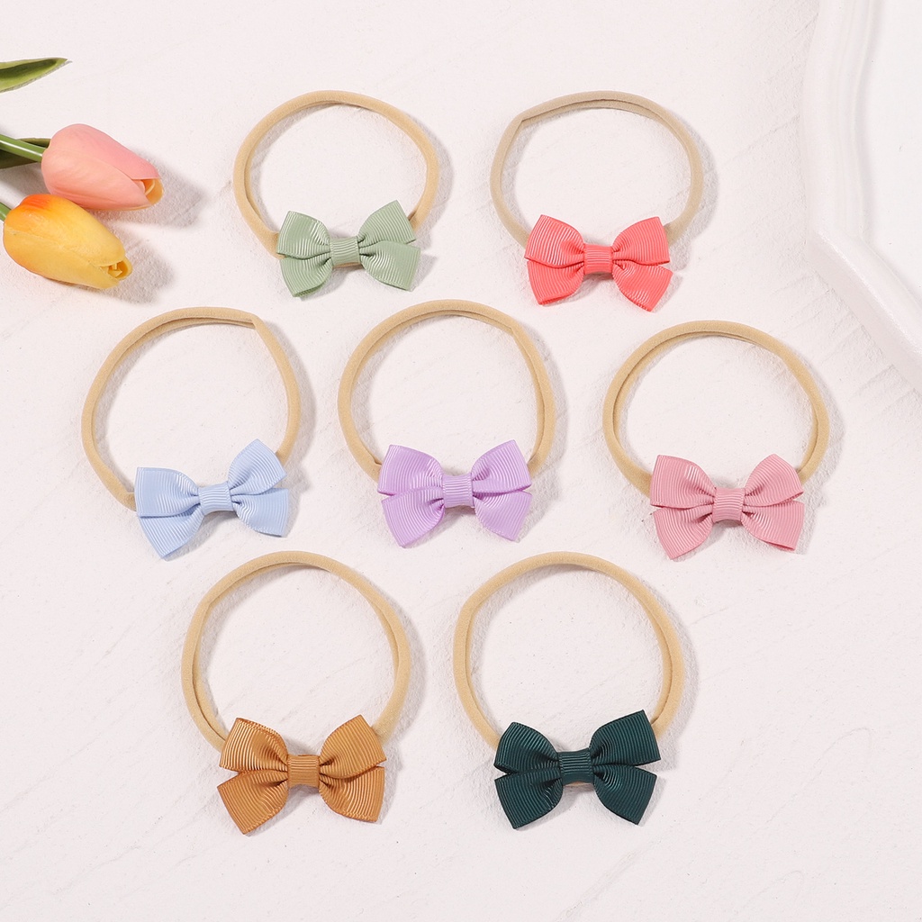 Dây buộc tóc nơ KIDSBOWS mini co giãn tốt thời trang dành cho bé gái