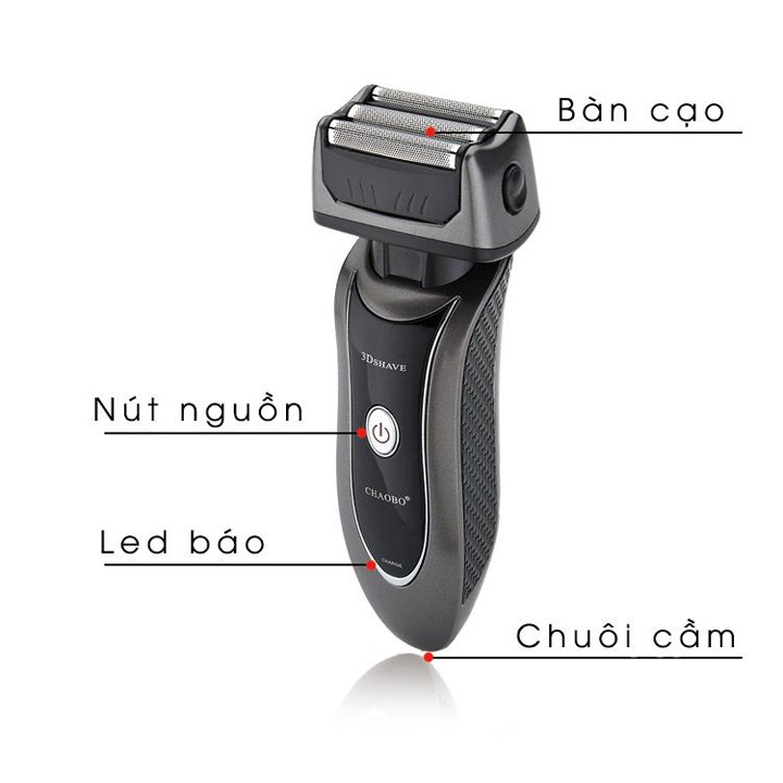 Máy Cạo Râu 3 Lưỡi Chaobo 9300