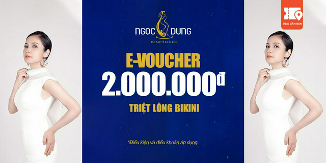 E-voucher tmv ngọc dung triệt lông bikini