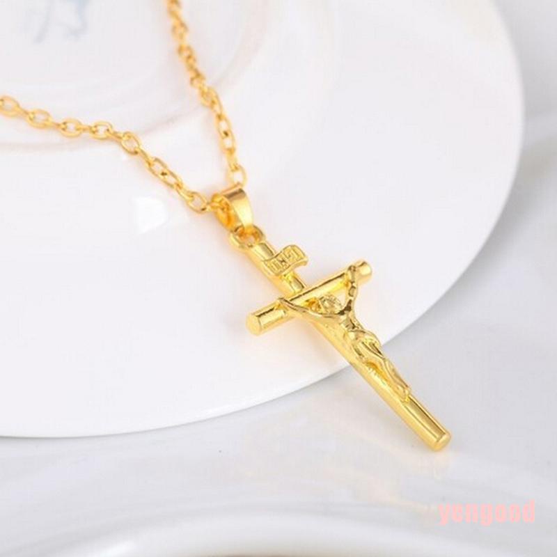 Dây Chuyền Mạ Vàng / Bạc Mặt Chúa Jesus Thời Trang Cho Nam Nữ