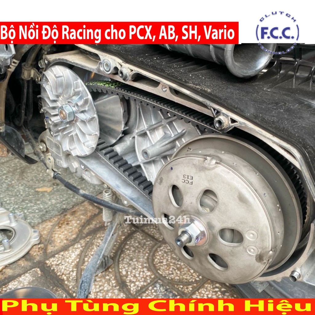 Full Bộ Nồi Độ FCC Racing Honda Vario, AirBlade 125/150, Click, Sh Mode, Lead 125, PCX