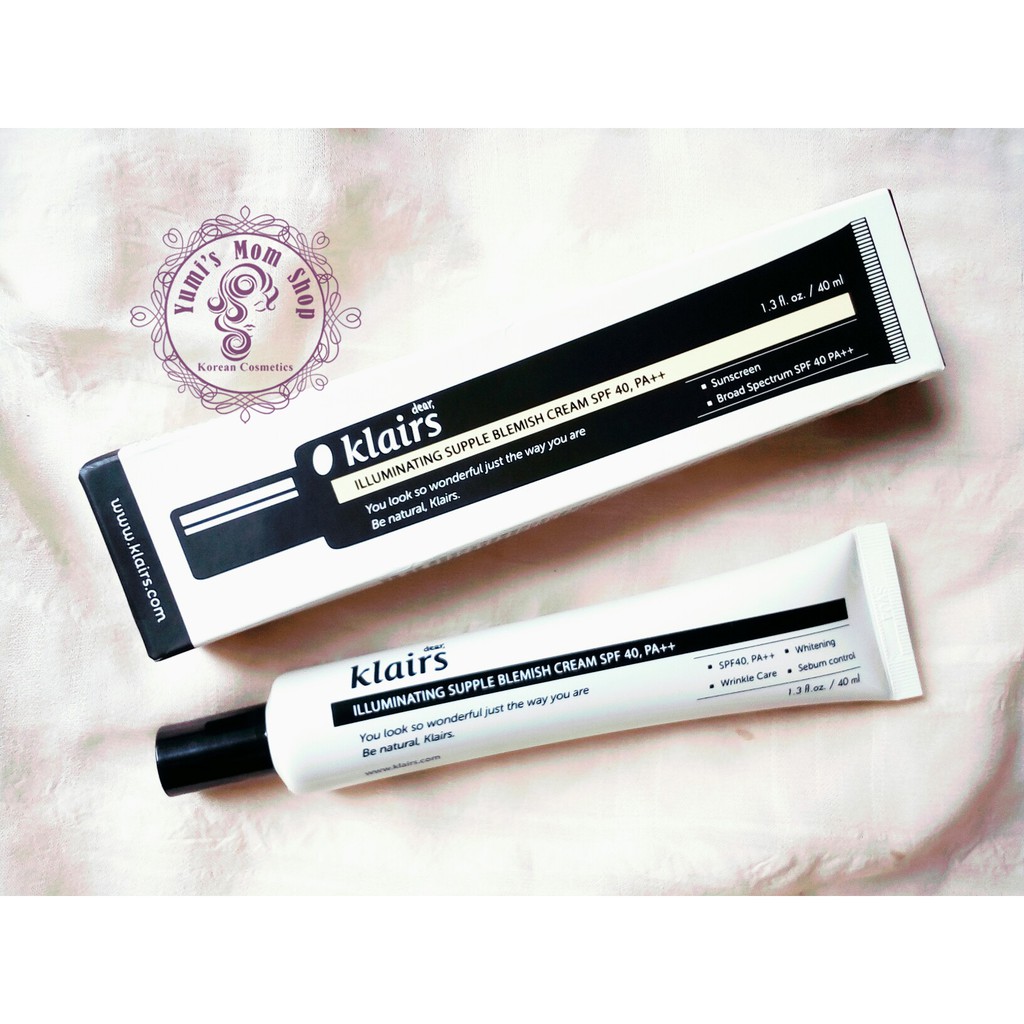 Kem nền Klairs Illuminating Supple Blemish Cream SPF 40 PA++