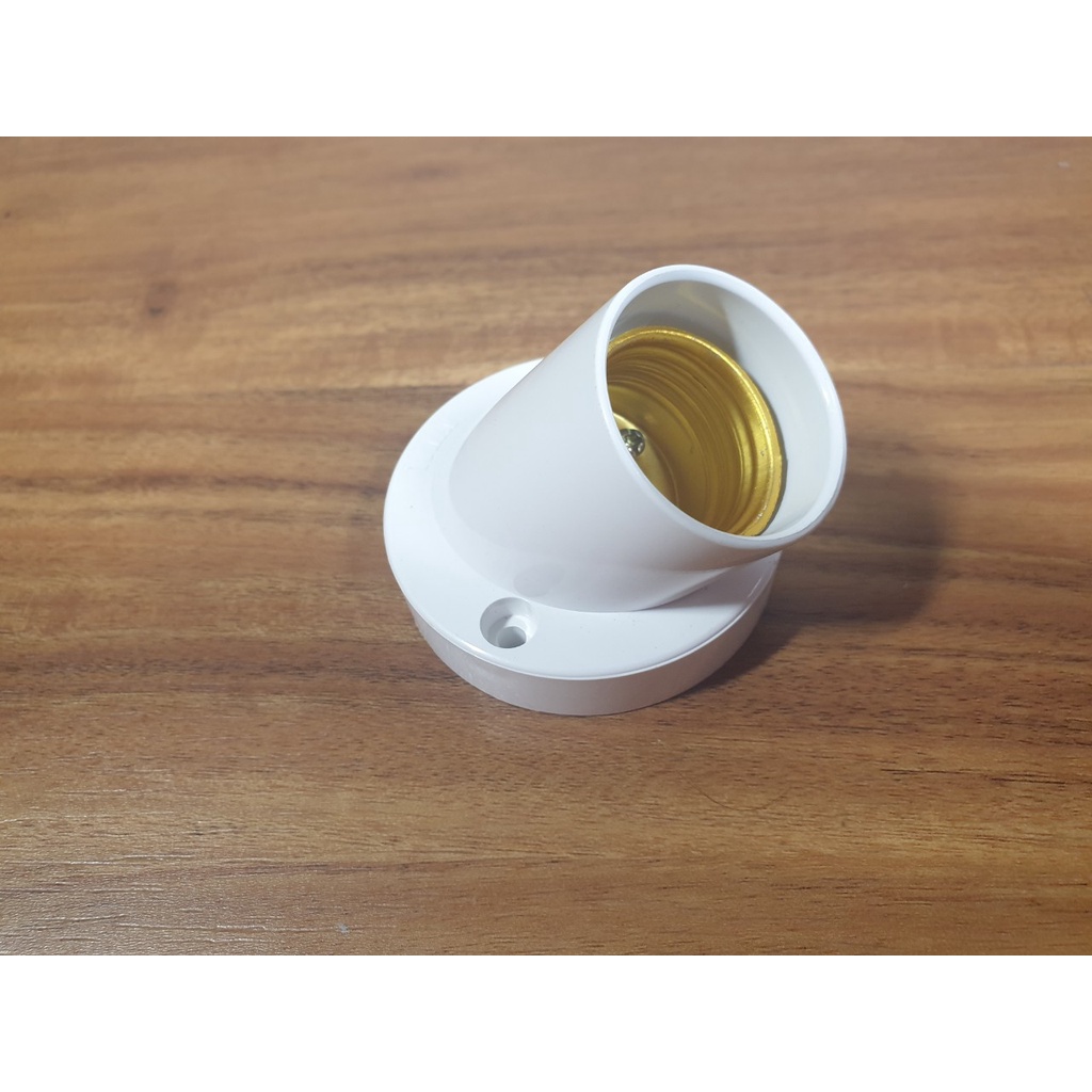 Đuôi đèn xoáy E27 treo, thẳng, vát, xéo  lõi đồng - Điện nước gia dụng Hoàng Kim