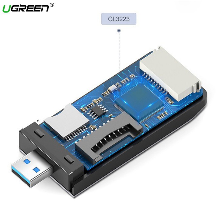 Card Reader USB 3.0 TF/SD/MS/CF - UGREEN 50541