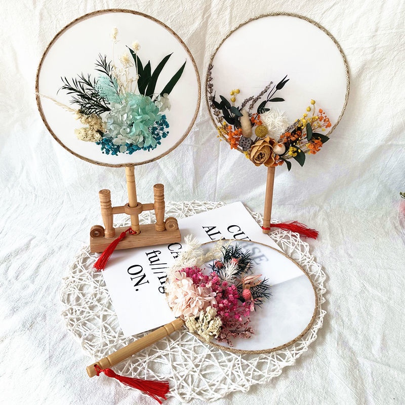 Quạt Hoa Khô Bất Tử Làm Quà Tặng Cho Ngày Nhà Giáo diy