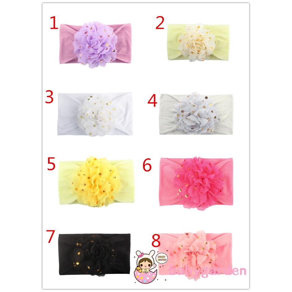 Băng đô hoa xinh xắn cho bé gái