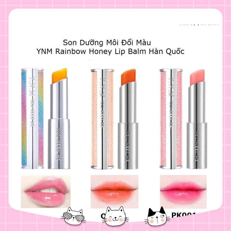 Son dưỡng đổi màu YNM RAINBOW HONEY mẫu mới 2021