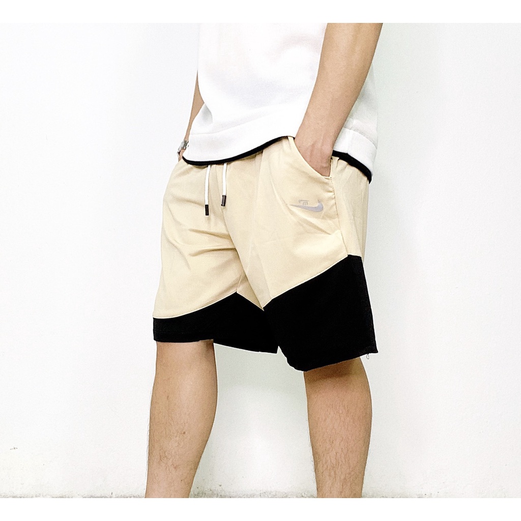 Quần đùi nam thể thao, quần short nam cao cấp chất vải cá sấu co dãn 4 chiều