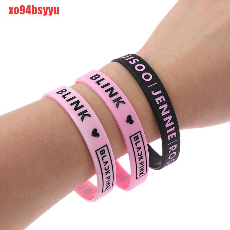 Vòng Tay Silicone [Xo94Bsyu] BLACKPINK LISA JISOO ROSE