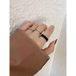 Set 3 nhẫn thiết kế cá tính