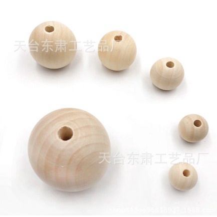 Hạt gỗ tròn, hạt gỗ mộc, hạt gỗ xâu vòng