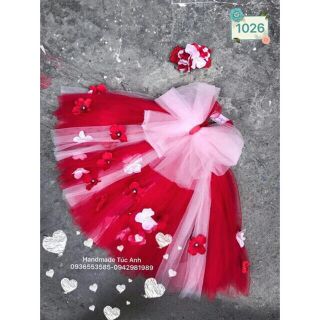Váy đầm tutu công chúa cho bé dưới 8kg