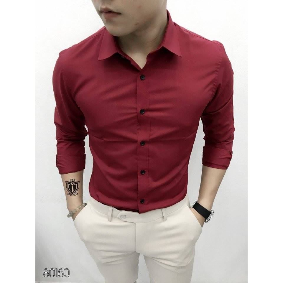 ÁO SƠ MI lụa nến cao cấp gấp hôp.Hàng VNXK.Sang trọng lịch lãm. | BigBuy360 - bigbuy360.vn