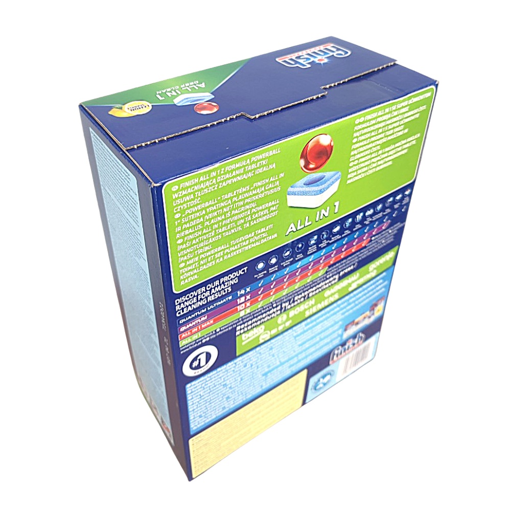 Combo Viên rửa Finish Classic 90 viên + Bóng finish 800 ml + Muối Finish 1,5kg dùng cho máy rửa bát