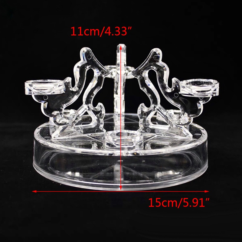 Giá Đỡ Trưng Bày Quả Cầu Pha Lê Chakra Bằng Acrylic Trong Suốt