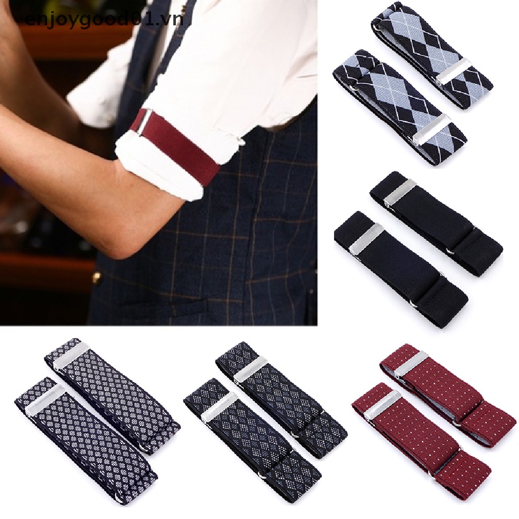 1 Cặp Đai Quấn Tay Giữ Áo Sơ Mi Có Thể Điều Chỉnh Cho Bartender