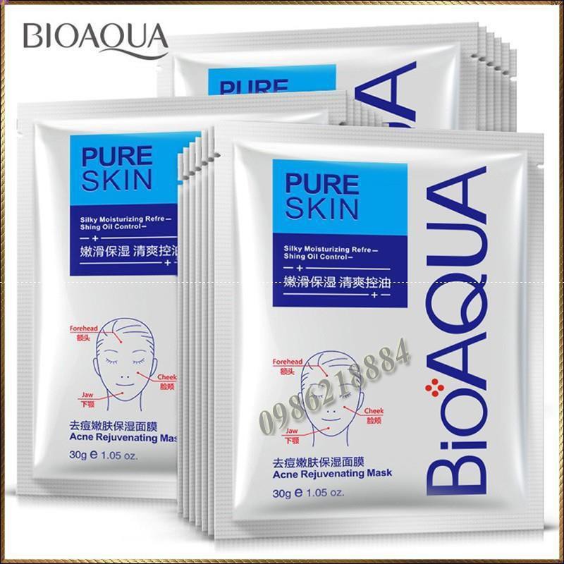 Mặt nạ cho da mụn Bioaqua Pure  PH