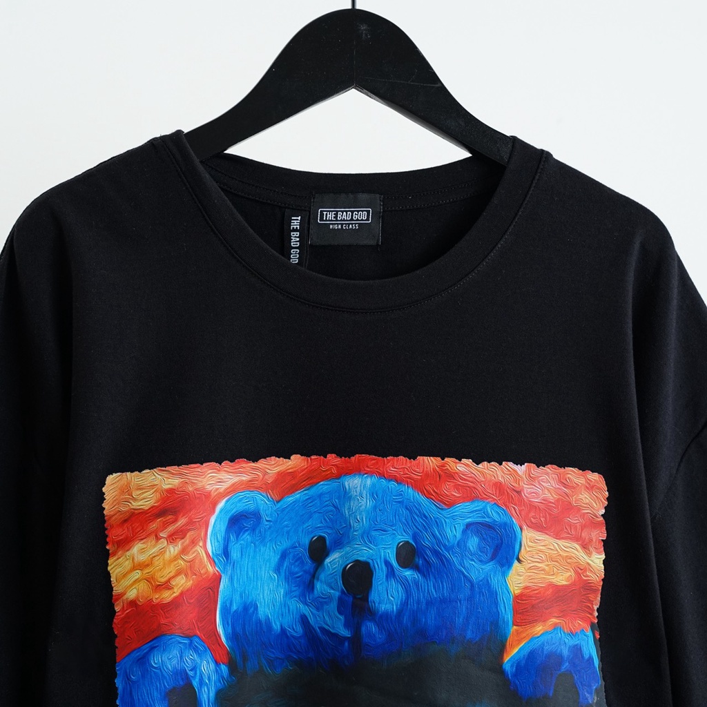 Áo thun boxy The Bad God Scary Bear tee