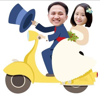 Chibi người lớn trang trí tiệc