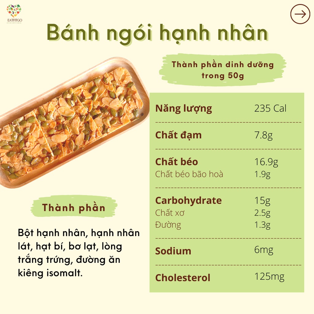 Bánh ngói hạnh nhân - 150g & 250g (Lướt sang phải để đọc thông tin và lưu ý trước khi mua hàng)