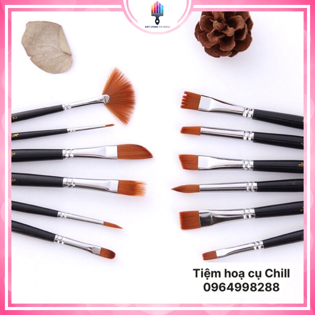 Bộ bút vẽ 12 cây - nhiều nét lựa chọn, rẻ mà tiện lợi