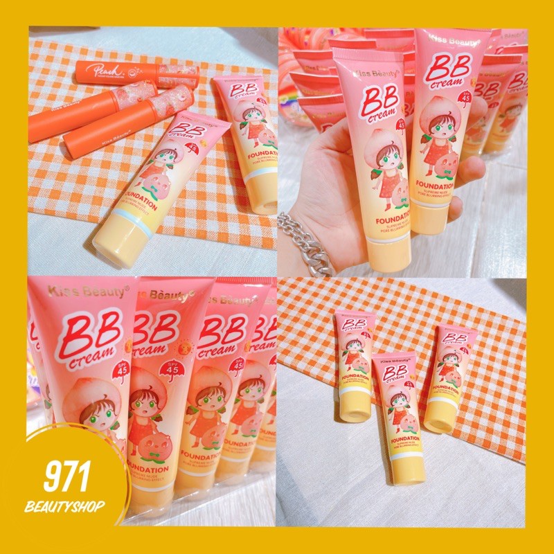 KEM NỀN CHE KHUYẾT ĐIỂM CHỐNG NẮNG SPF 45 KISS BEAUTY