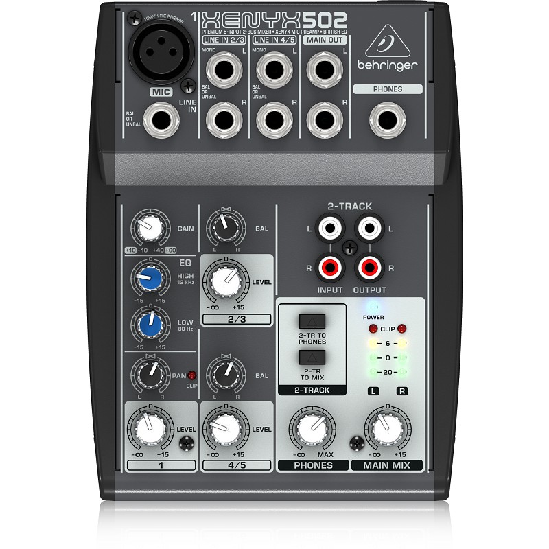 Mixer Analog Behringer 502 -- Bộ Trộn âm thanh chính hãng Behringer