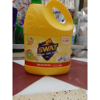 Nước rửa chén swat hương chanh 4kg